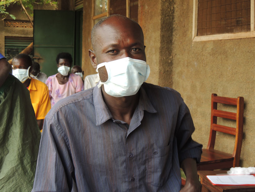 A multidrug-resistant TB patient from Kitgum, Uganda. He lost his job because of his illness. Photo credit: Diana Tumuhairwe/MSH