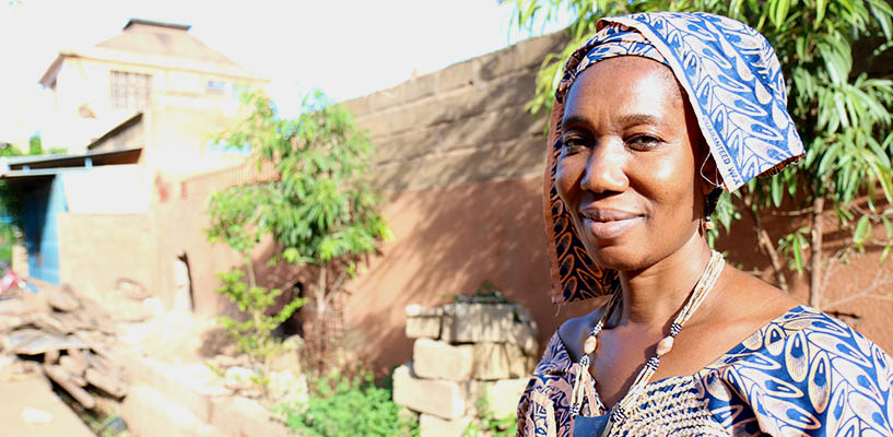 {Fatimata Kané, Project Director of the FCI Program of MSH in Mali.}[Photo Credit: Catherine Lalonde]