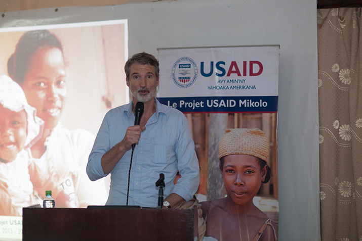 [USAID Acting Mission Director Chris Milligan]{Photo credit: Rija Rakotondramanana}