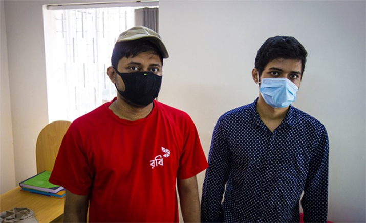 [After seeing a leaflet in their mosque advertising the clinic’s services, Mahmud brought his brother to be tested for TB.]