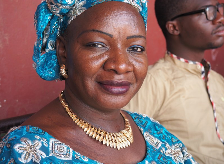 [Madame Togo Kadiatou Mallé, president of Muso Yiriwa Ton.] {Photo credit: David J. Olson}
