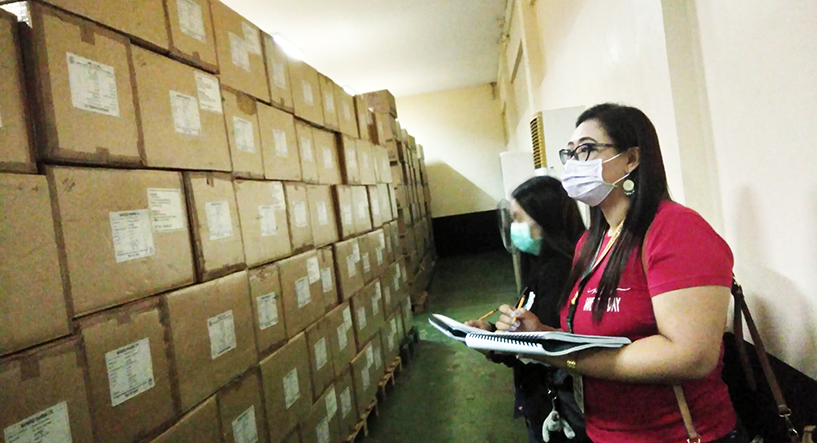 {The USAID MTaPS Program is supporting the Philippines in responding to the COVID-19 pandemic and ensuring the availability of quality health commodities in communities. Photo credit: MTaPS staff}