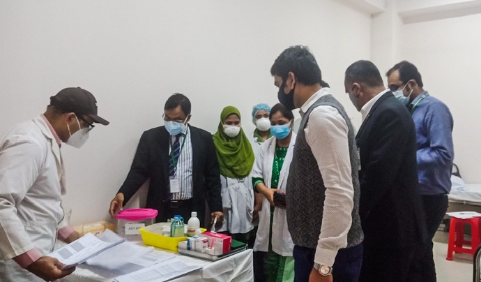 Equipe MTaPS se reúne em Bangladesh em torno da segurança da vacina COVID-19