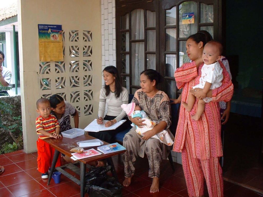 Eine Klinik in Indonesien
