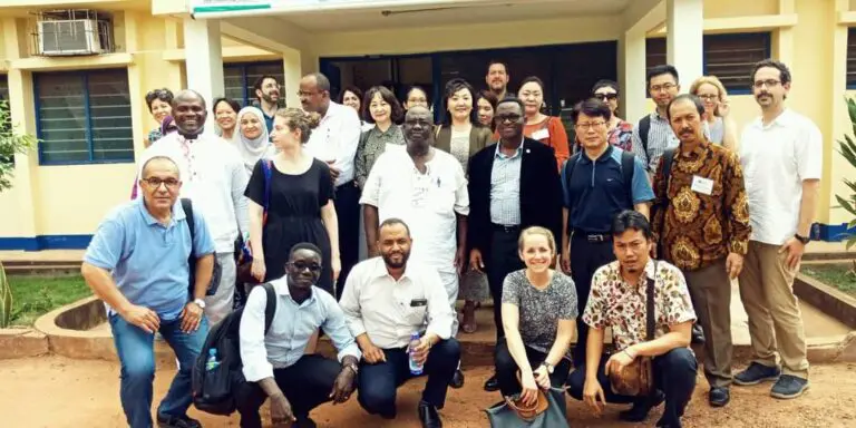 The PCIC team in Shai Osudoku 2018 Photo Credit: Momodou Cham