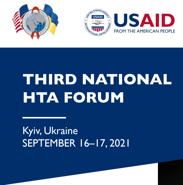 Graphique du troisième Forum national HTA Ukraine
