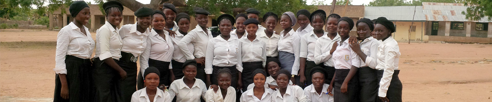 Group photo of young members of the AMDO Health Club
