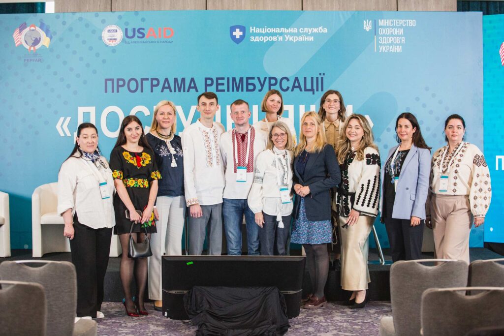 Group photo of the SAFEMed team with Edem Adamanov, Deputy Minister of Health of Ukraine