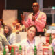 Man asks a question at a conference.