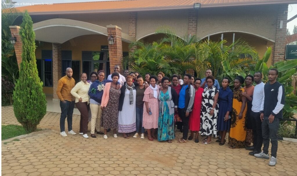 Group photo from a training in DHMT. Photo courtesy of Building Systems for Health.