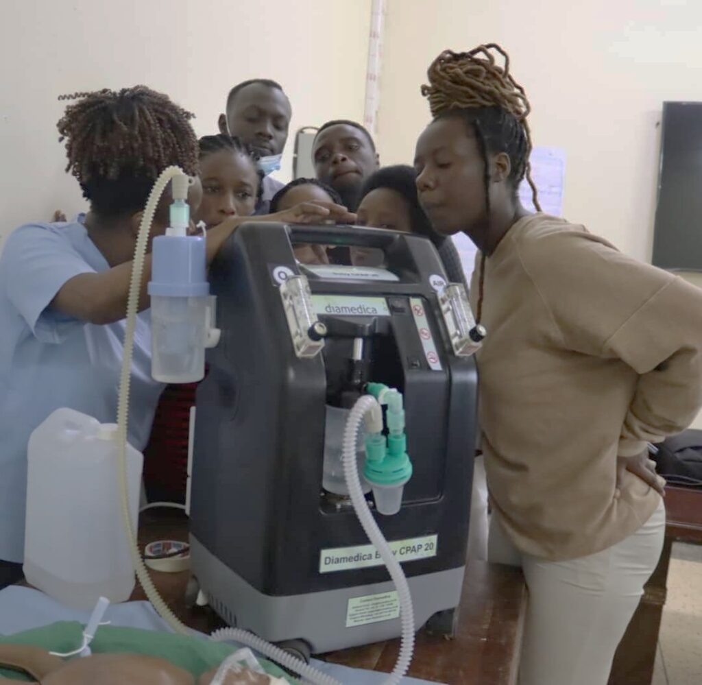 Training of Neonatal care and Ultrasound.