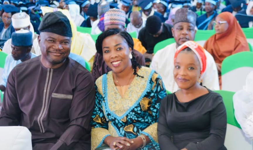 A group of people at an event