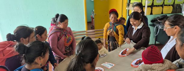 Team activity to build support for one another through pregnancy and early childhood.